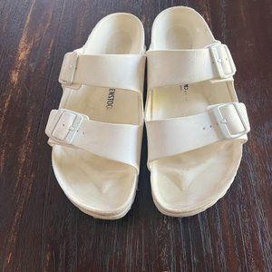 Men's Birkenstock Arizona Essential Slide White , EU41